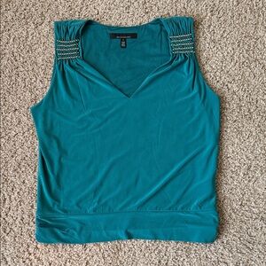 White House Black Market Teal Tank Top